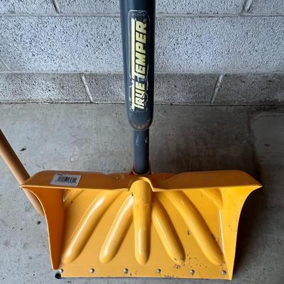 Push Broom, Snow Shovel, and Floor Squeegee