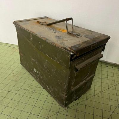 Vintage Military Ammo Storage Box