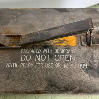 Vintage Military Ammo Storage Box