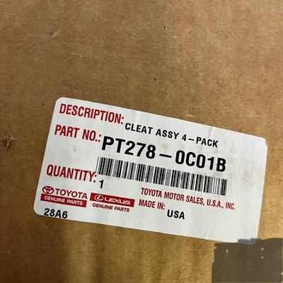 Toyota Tundra Cleat Assy 4-Pack PT278-0C01B 2007-2014