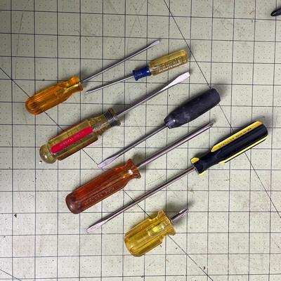 Utility Knife, Screwdriver, and Pliars