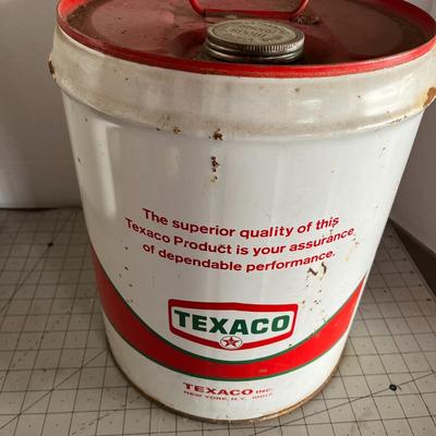 Vintage Texaco Oil Canister