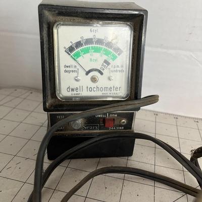Vintage Sears Dwell Tachometer