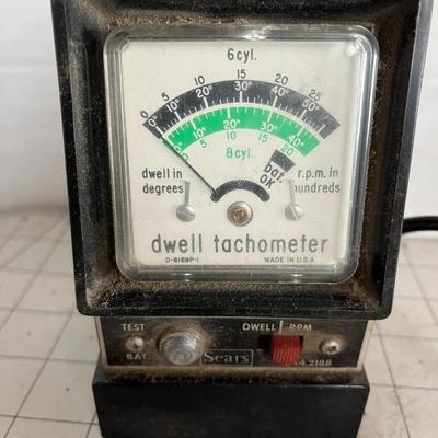 Vintage Sears Dwell Tachometer