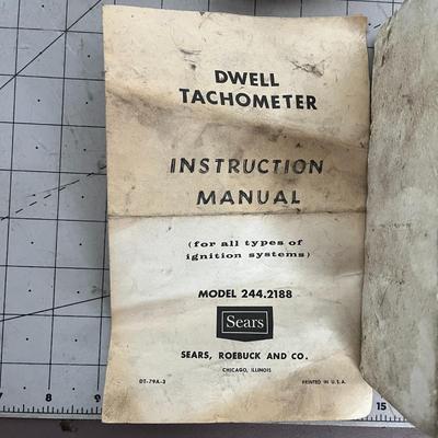 Vintage Sears Dwell Tachometer
