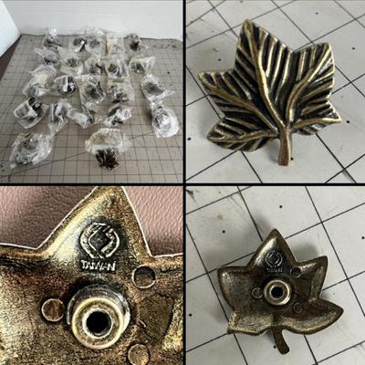 Leaf Knobs - 22 Pieces