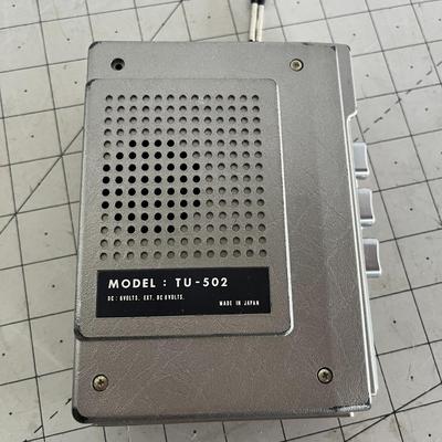 Vintage Tempest Portable Tape Recorder