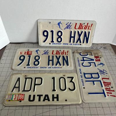 Ski Utah! License Plate Bundle