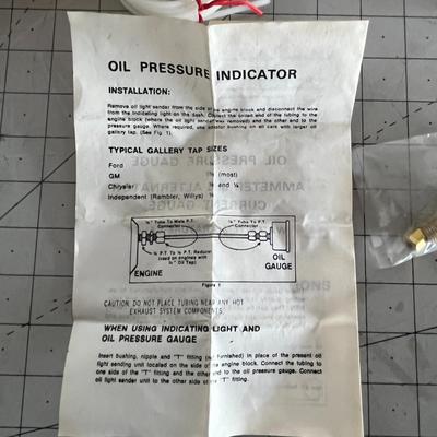 Oil Pressure Indicator