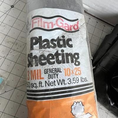 Plastic Sheeting and Weather Strip Tape