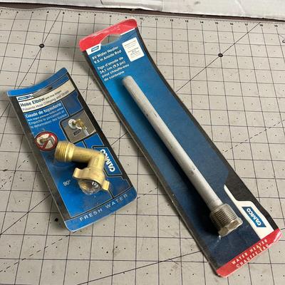 RV Hose Elbow and RV Water Heater Anode Rod