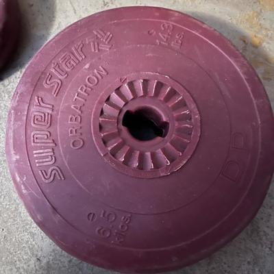 Barbell Bar & 12 Plates