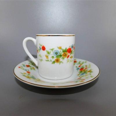 22 Lot of 4 Tea Cups and Saucier - Lefton Japan/ Guillen Made in Spain /UCAGCO Occupied Japan /UCAGO Occupied Japan 4 Stands