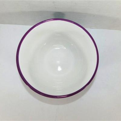 25 Lot of 4- Festival by Noble Excellence Ironstone Serving Pieces - Platter 19 x 14 - Dip Platter With Bowl 13 1/2- Large Bowl 11 1/2 x 4
