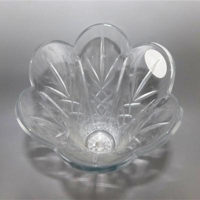 38 Large 24% Crystal Vase 10 1/2 x 6 1/2