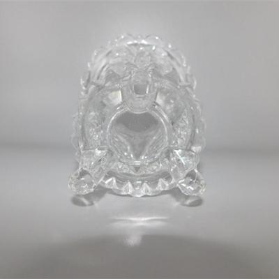 42 Lot of 4 Crystal Pieces ~ Vases & Toothpick Holders 2 1/2-7