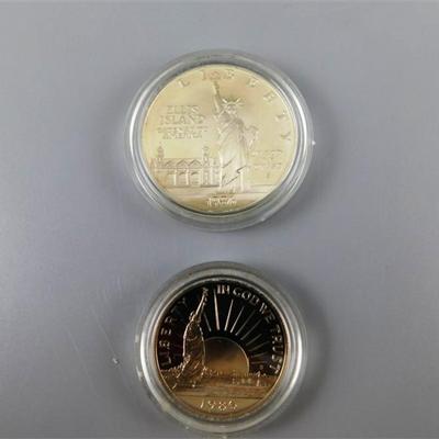 43 United States Liberty Coins 1886-1986 2 Coin Set