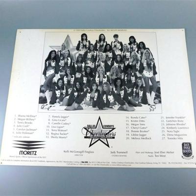 46 Dallas Cowboys Cheerleaders 1999 Picture with Autographs 11 x 9