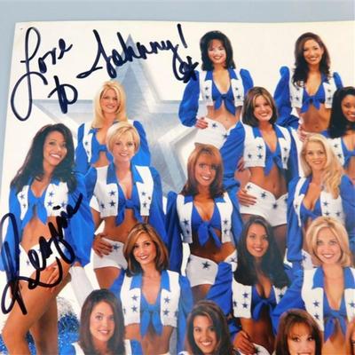 46 Dallas Cowboys Cheerleaders 1999 Picture with Autographs 11 x 9