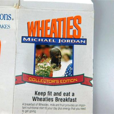 Lot of 2 Micheal Jordan Wheaties Boxes 16 x 11