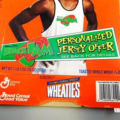 Lot of 2 Micheal Jordan Wheaties Boxes 16 x 11
