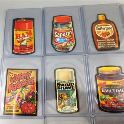49 Lot of 10 Vintage Topps Wacky Package Stickers