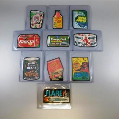 50 Lot of 10 Vintage Topps Wacky Package Stickers