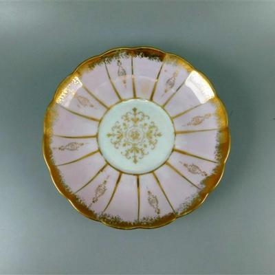 52 Lot of 4 Cups and Saucers with Stands - Ardco June Rose / Sealy