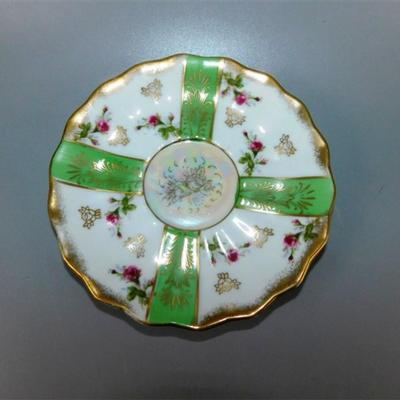52 Lot of 4 Cups and Saucers with Stands - Ardco June Rose / Sealy