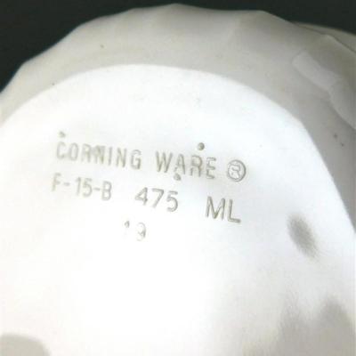 57 Lot of 2 Corning Ware Dishes with Lids 7 1/2 x 5 x 1 1/2
