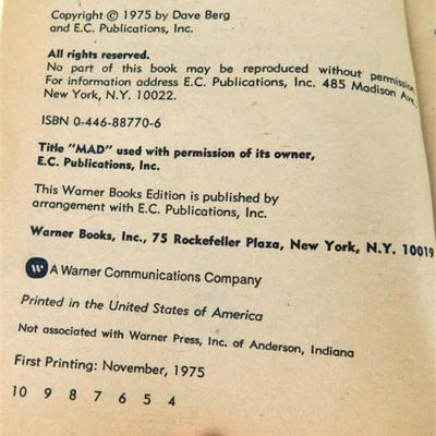59 Lot of 4 MAD Warner Books