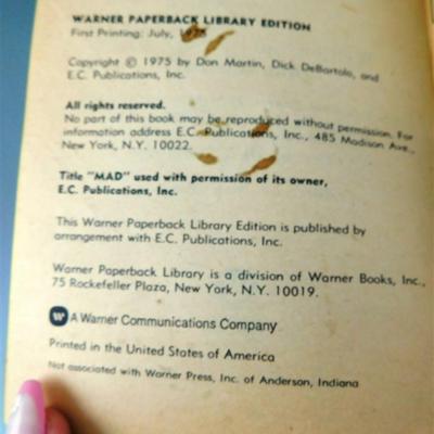 60 Lot of 4 MAD Signet and Warner Paperback Library Books