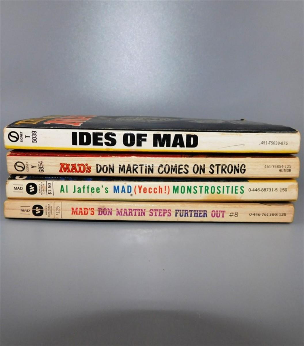 60 Lot of 4 MAD Signet and Warner Paperback Library Books | EstateSales.org