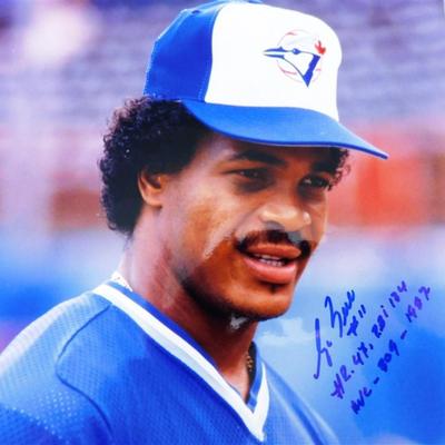 63 Toronto Blue Jays 8 x 10 Autograph Jorge Bell 8x10