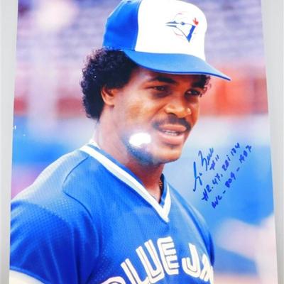 63 Toronto Blue Jays 8 x 10 Autograph Jorge Bell 8x10