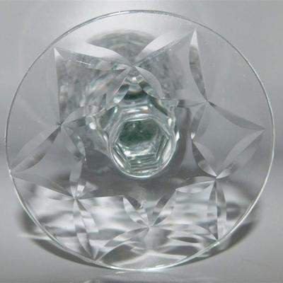 70 Lot of 5 Crystal Goblets 7 x 3 1/2