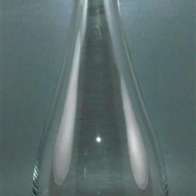 71 Lenox USA Vintage Crystal Decanter Acid Etched & Signed ~ 4 x 13 1/2 w/4 Goblets 2 1/2 x 7 ~ Acid Etched & Signed
