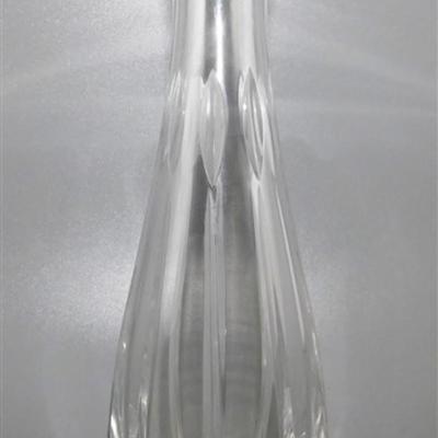 75 Lot of 6 Crystal Items - Atlantis Vase/ Floral Etched Bell and 4- Salt Cellars 1-8 inch Tall approx.