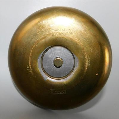 83 Lot of 2 - Brass Bell with Mount / Brass Adjustable Candlesticks