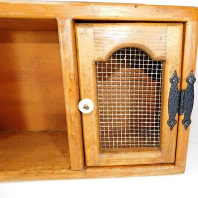 84 Wooden Shelf with Drawers 23 x 10 x 6