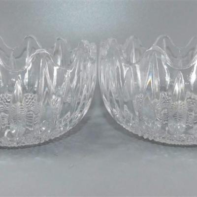 88 Lot of 3 Crystal Bowl 4-6 inches