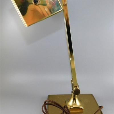 90 Vintage Brass Desk Lamp