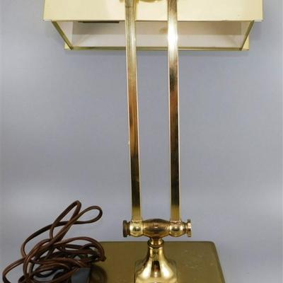 90 Vintage Brass Desk Lamp