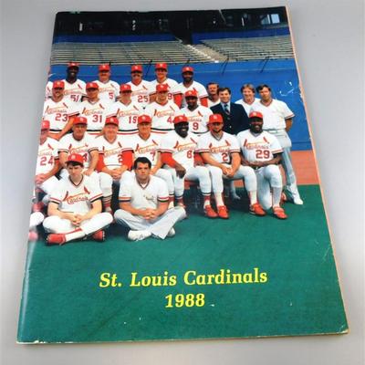 94 St. Louis Cardinals 1988 Game Program