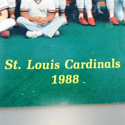 94 St. Louis Cardinals 1988 Game Program