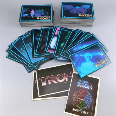 96 TRON 1981 Walt Disney Productions Full ColorTrading Cards ~ Jeff Bridges