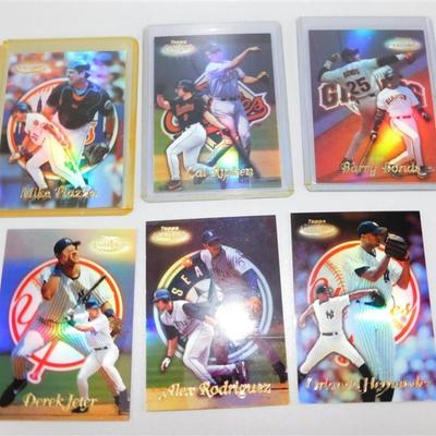97 Topps Gold Label 1999 Baseball Cards- Cal Ripken / Barry Bonds / Mike Piazza