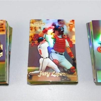 98 Topps Gold Label 1999 Baseball Cards- Roger Clemens / Javy Lopez / Mark Kotsay