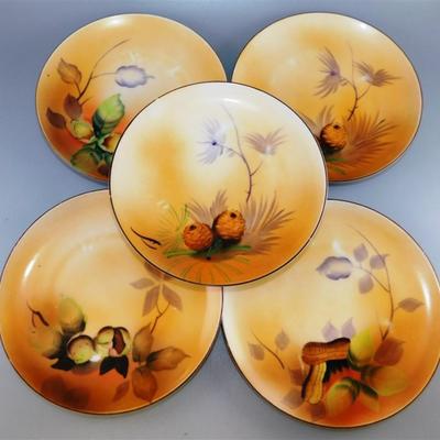 99 Lot of 4 James Studio China Plates 6 1/2