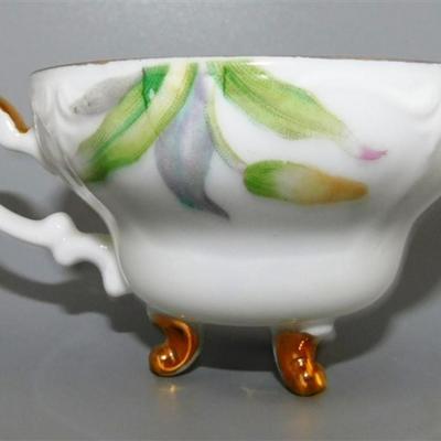 100 Lot of 4 Cups and Saucier with Stands - Sterling China Japan/ UCAG China